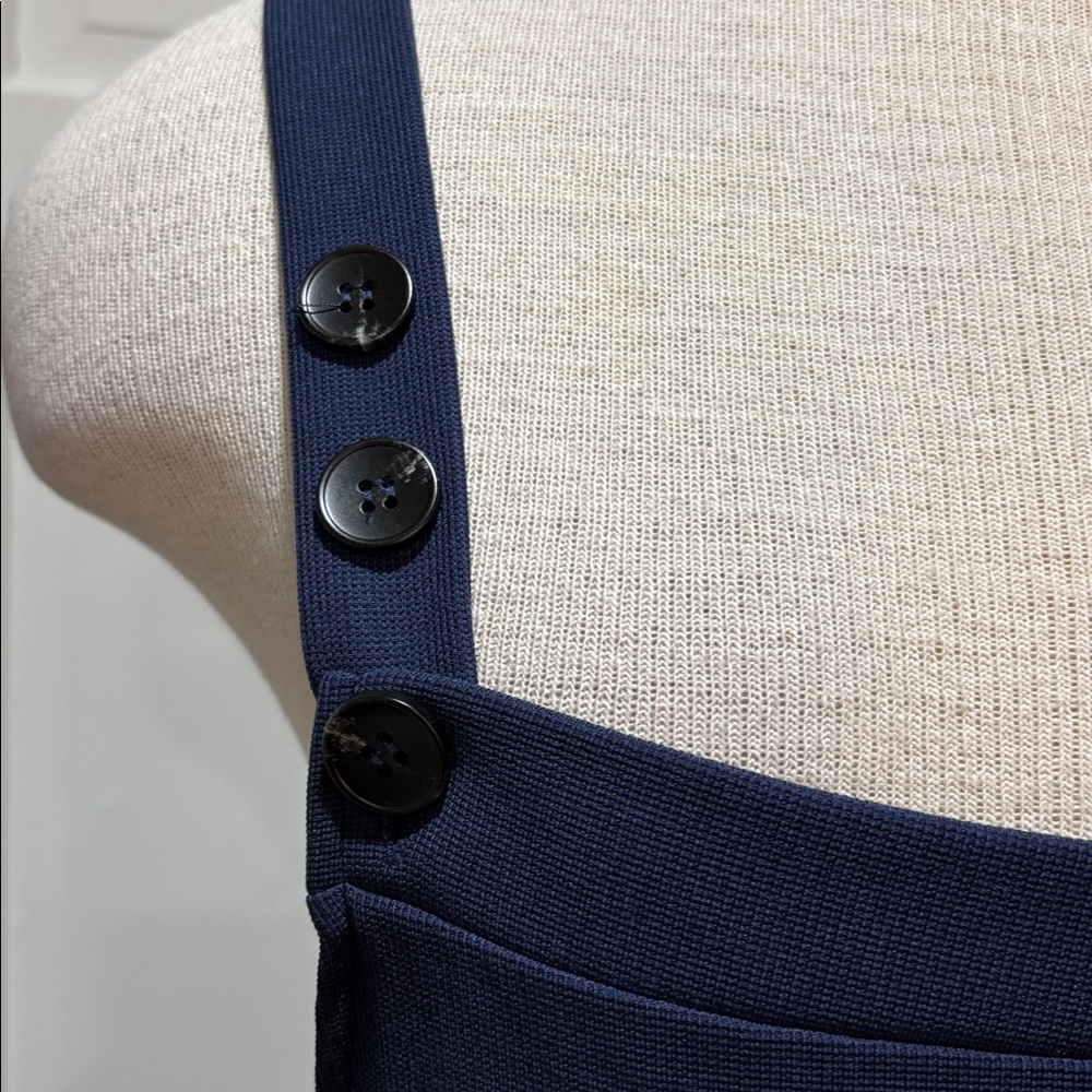 Halara navy blue overalls cozy and comfortable wide leg - Picture 3 of 9